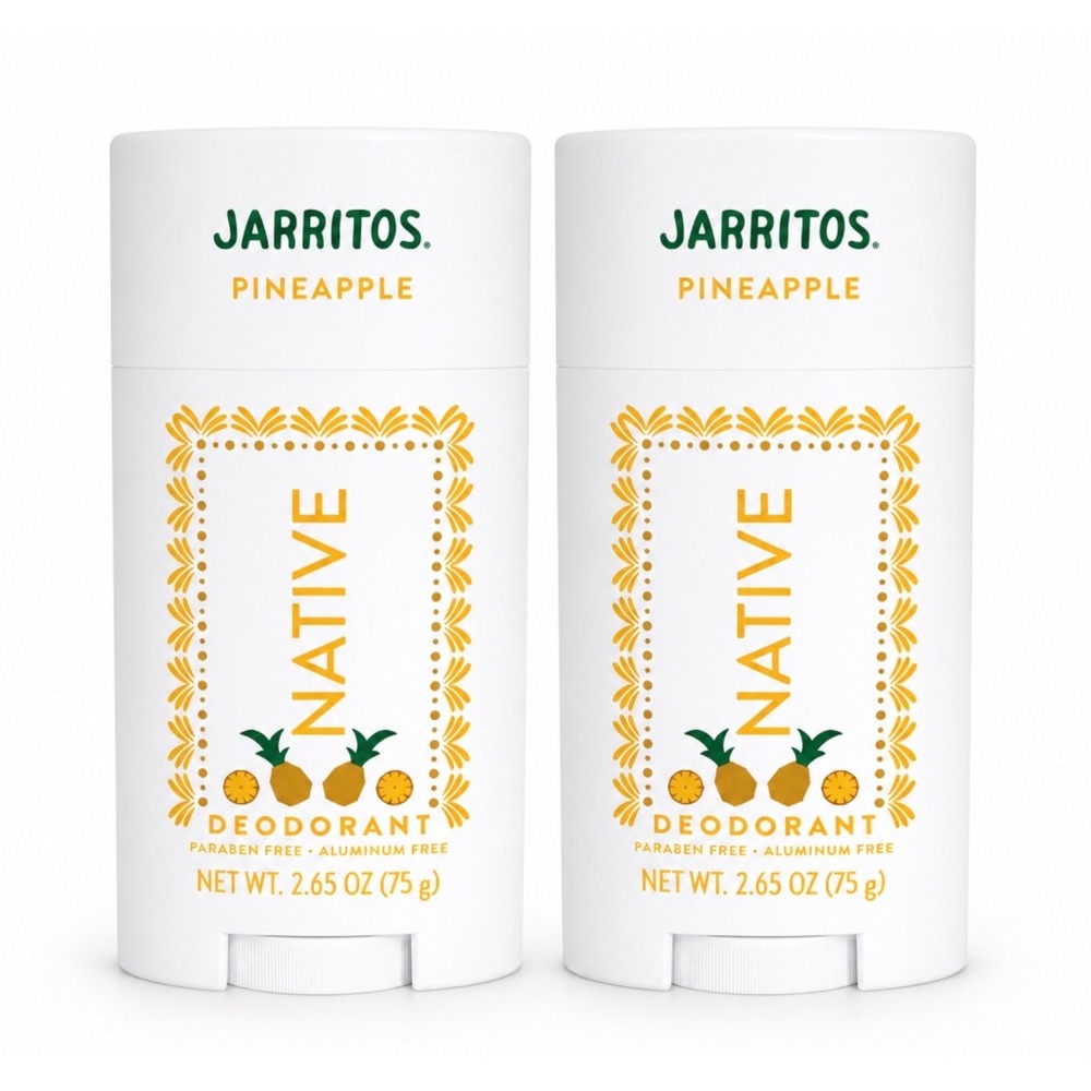 Pineapple Scented Deodorant Stick by Native - 2 Pack NEW